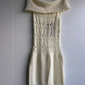 Meshki Cream Maxi Dress - NEW WITH TAGS